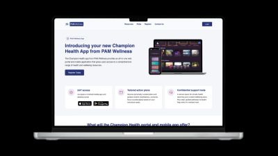 EAP Portal website desktop view